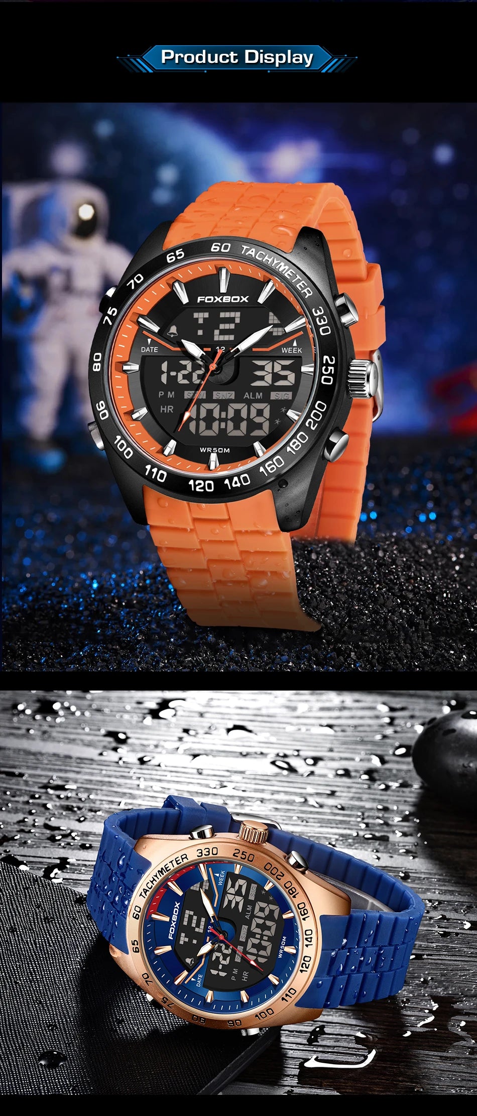 FOXBOX Fashion Military Watch