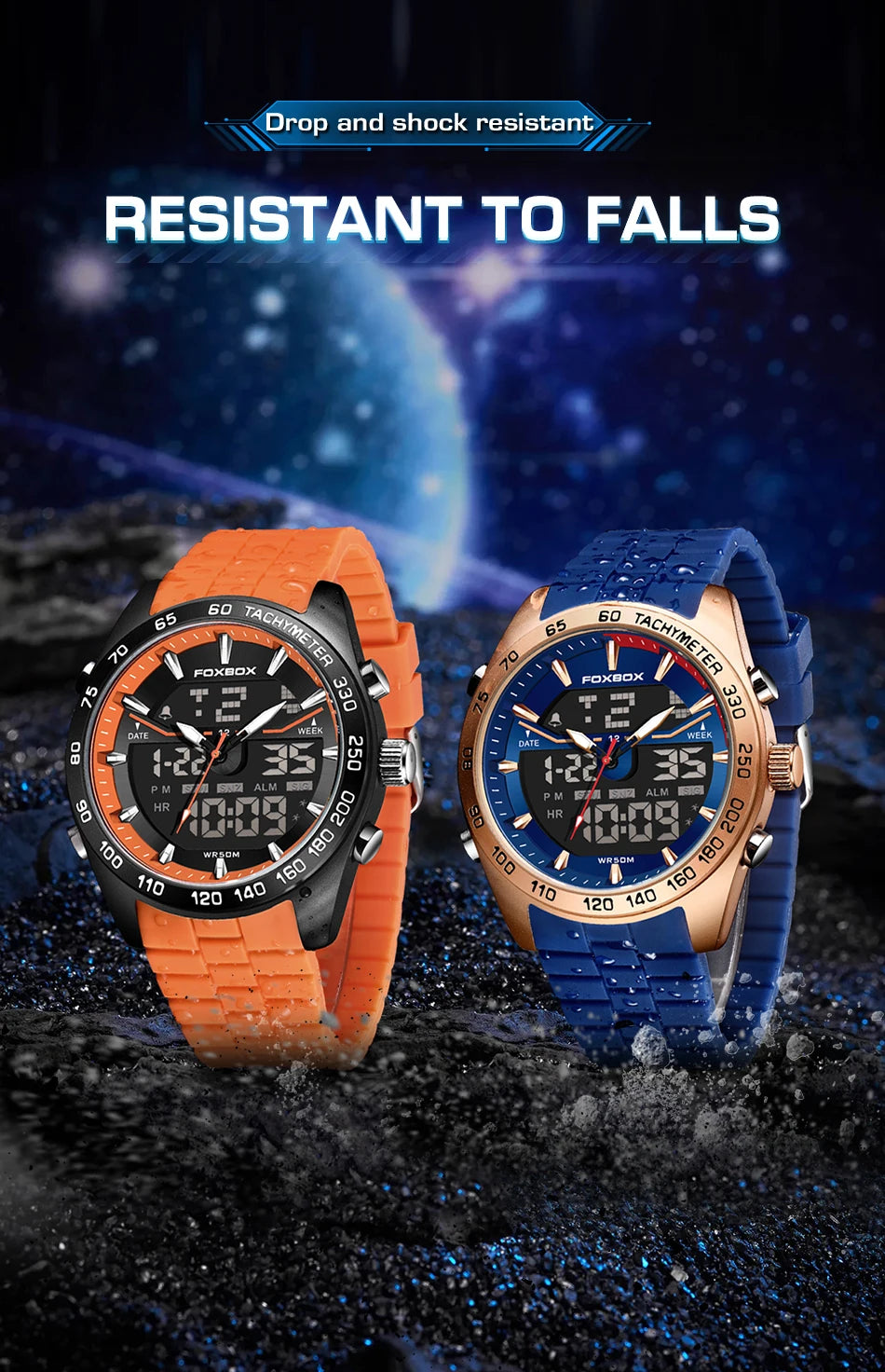 FOXBOX Fashion Military Watch