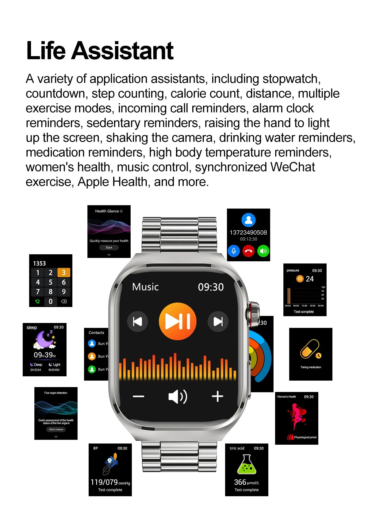 Micro Physical Examination Smart Watch