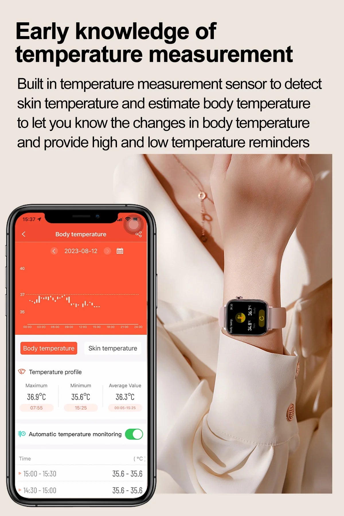 GUHUAVMI LADIES SMART WATCH
