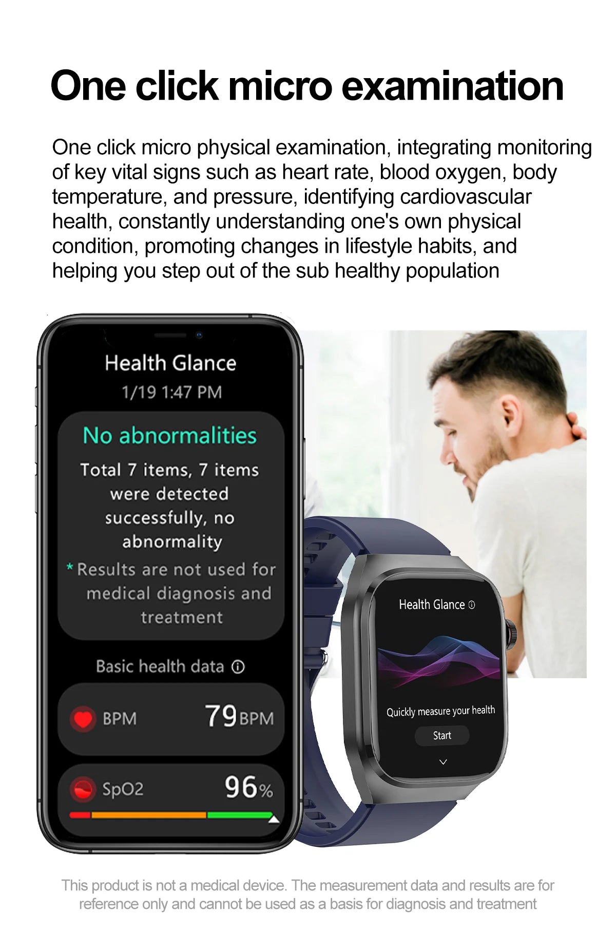 Micro Physical Examination Smart Watch
