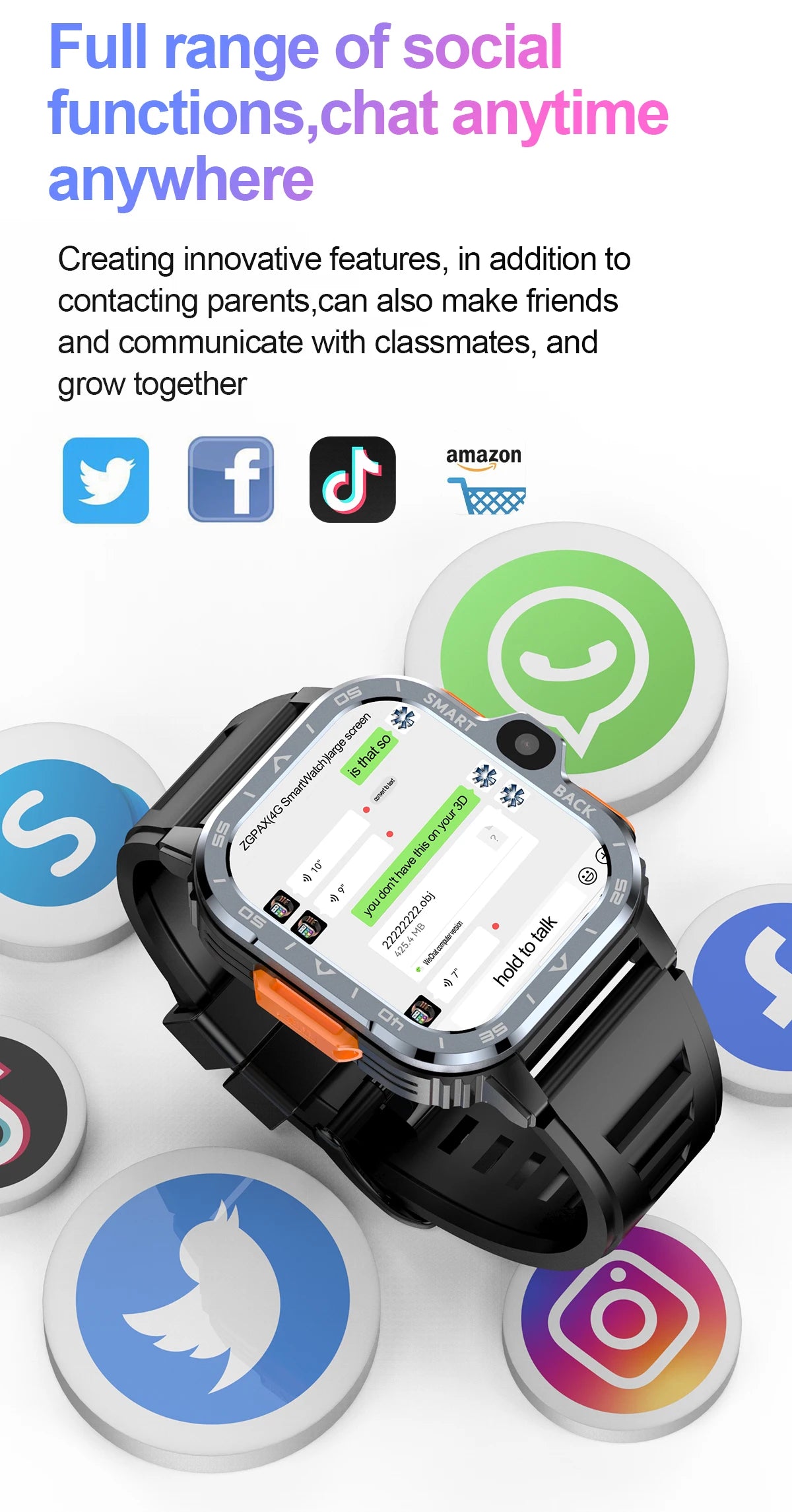 Valdus Android Smart Watch for Men