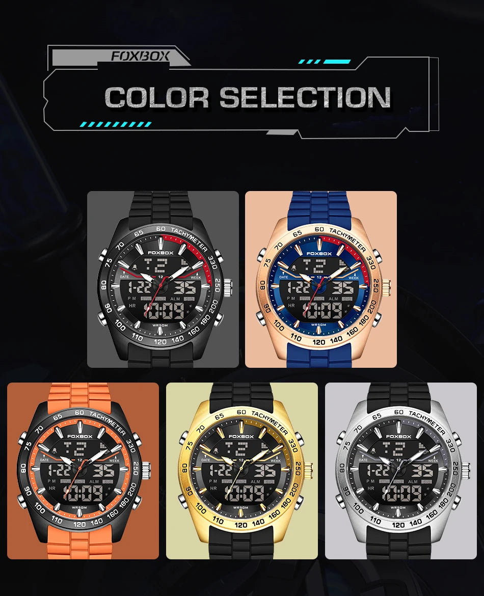 FOXBOX Fashion Military Watch