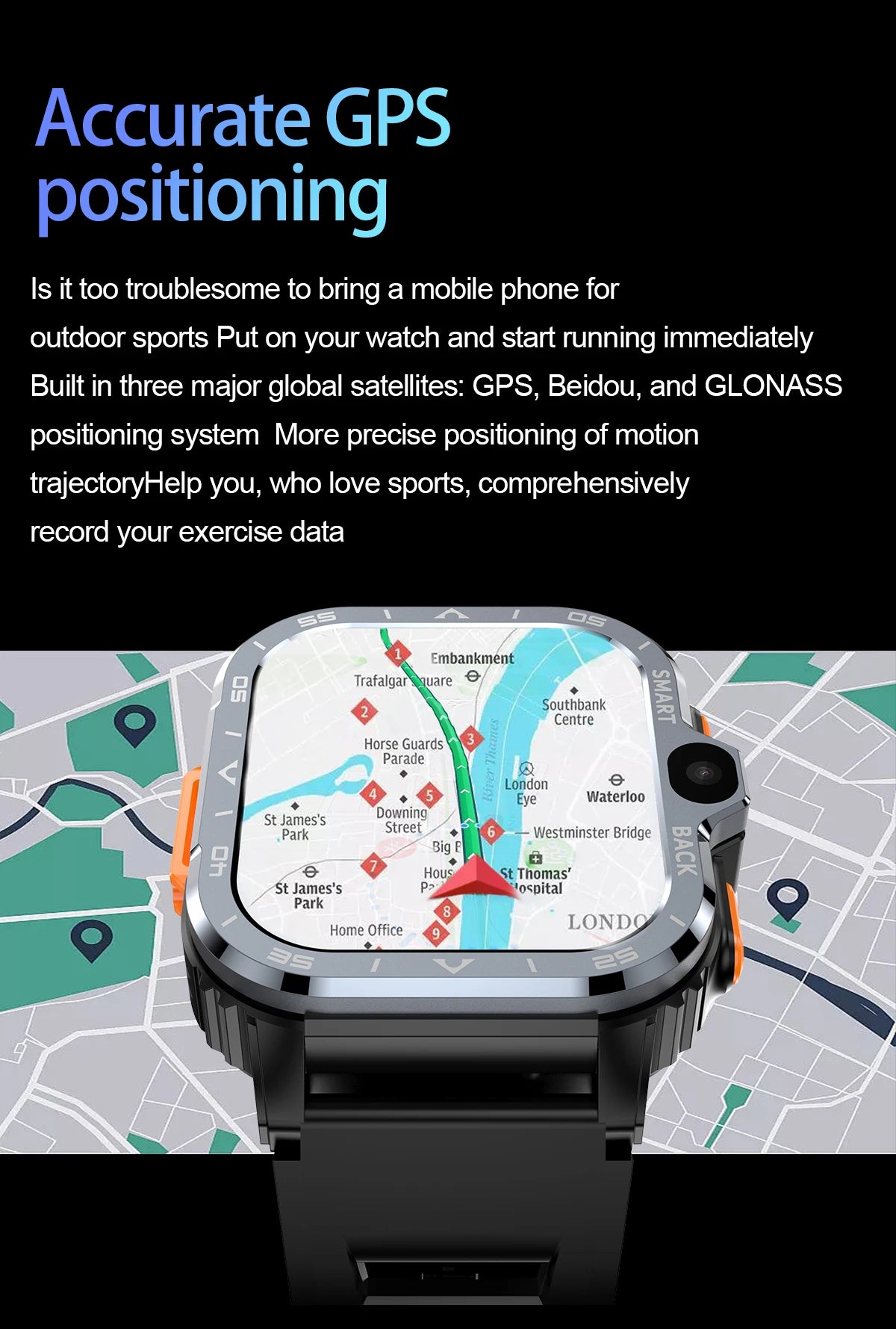 Valdus Android Smart Watch for Men