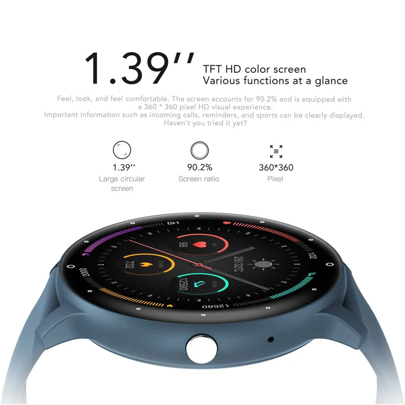 Ultra-Light Smart Watch – Style, Fitness & Connectivity in One