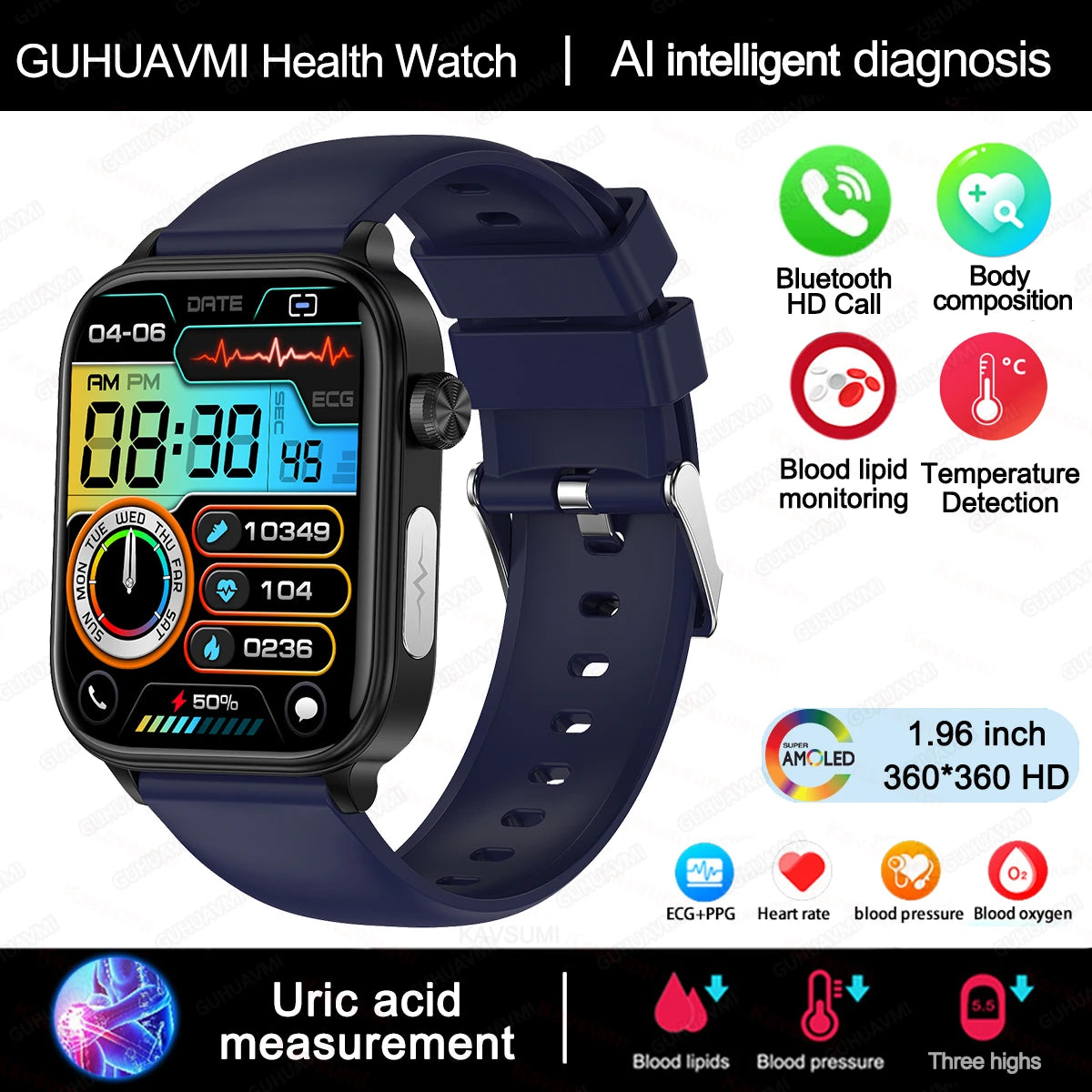 GUHUAVMI LADIES SMART WATCH