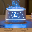 Elk Flame Humidifier Diffuser Mute Household Atmosphere Lamp Christmas Home Decorations
