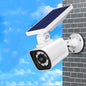 Solar-Powered Security Light with Simulated Camera