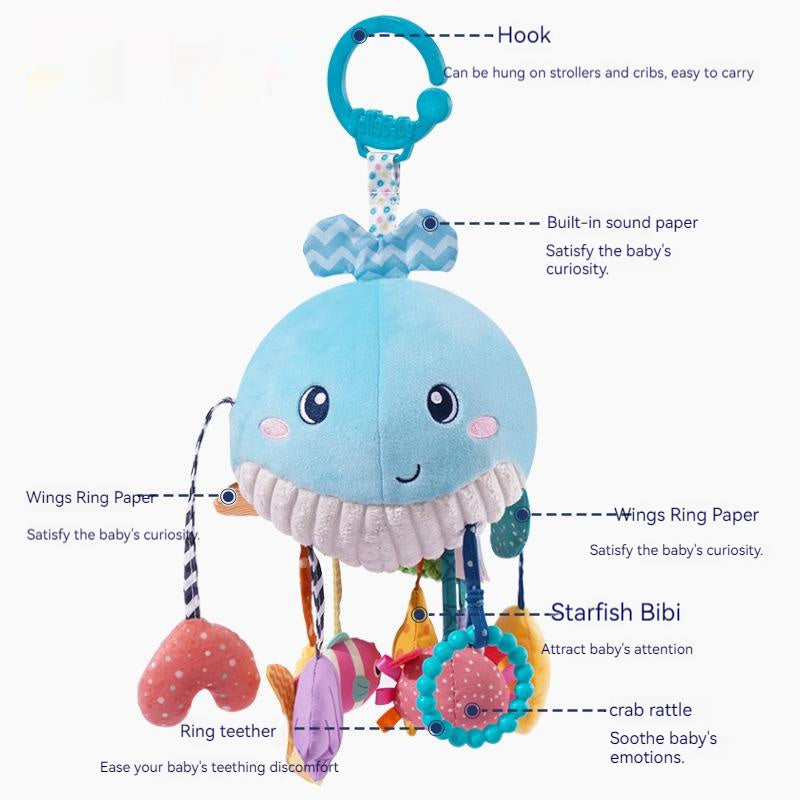 Soft Fabric Sensory Drawstring Toys for Infants