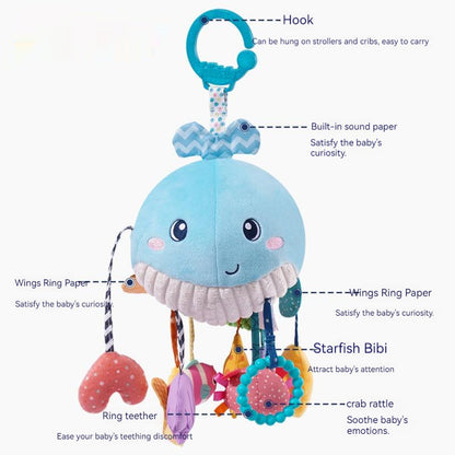 Soft Fabric Sensory Drawstring Toys for Infants