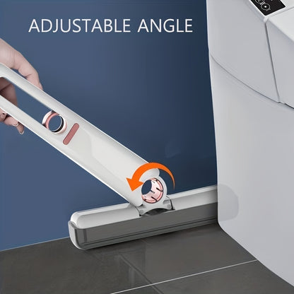 Squeegee with adjustable angle feature on a dark blue background
