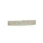 rhinestone faux planet saturn pearl necklace