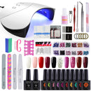 Complete Nail Decorations and Manicure Kit for Professional and Personal Use
