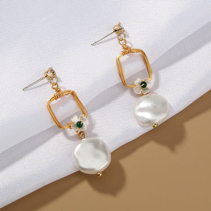 Pearl Earrings and Pendant Necklace