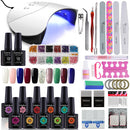 Complete Nail Decorations and Manicure Kit for Professional and Personal Use