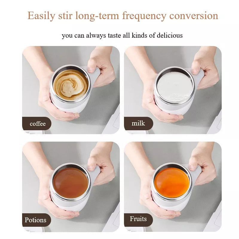 Rechargeable Electric Automatic Magnetic Self Stirring Coffee Mug