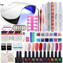 Complete Nail Decorations and Manicure Kit for Professional and Personal Use