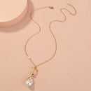 Pearl Earrings and Pendant Necklace