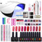 Complete Nail Decorations and Manicure Kit for Professional and Personal Use