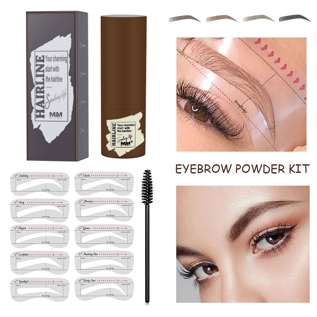 It is easier to create buildable and natural arches when using pomade textures. And the mushroom head sponge could effectively absorb the pomade and apply it evenly to your brows.