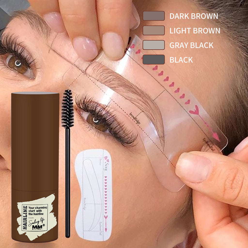 It is easier to create buildable and natural arches when using pomade textures. And the mushroom head sponge could effectively absorb the pomade and apply it evenly to your brows.