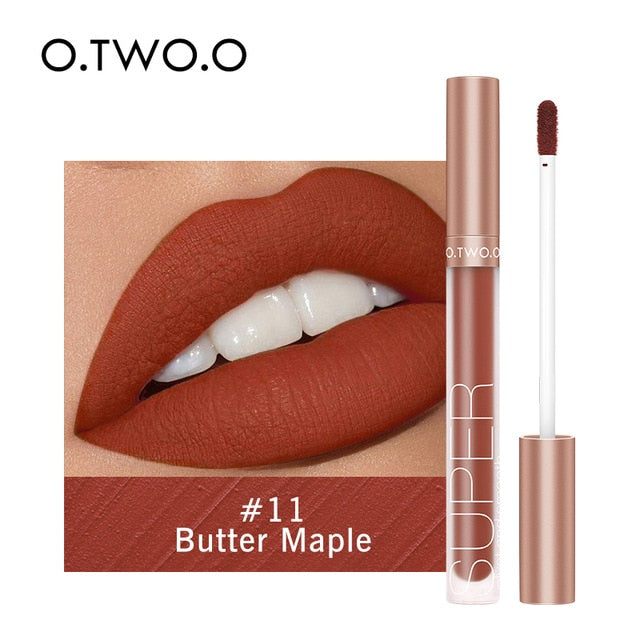 O.TWO.O All-Day Glamour: Matte Waterproof Long Lasting Lipstick And Lip Gloss