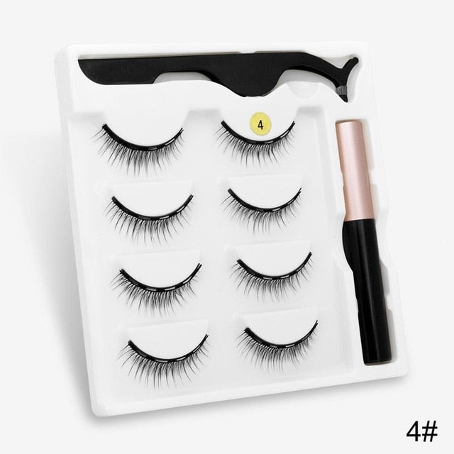 Women's Unique Magnetic Eyelashes - Ladies Hair Extensions