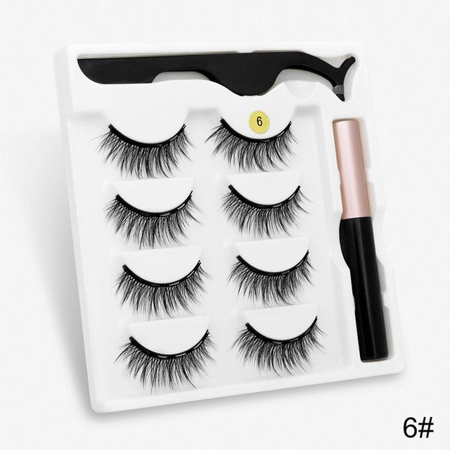 Women's Unique Magnetic Eyelashes - Ladies Hair Extensions