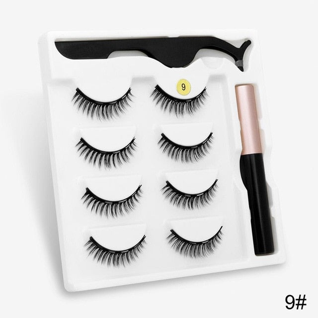 Women's Unique Magnetic Eyelashes - Ladies Hair Extensions