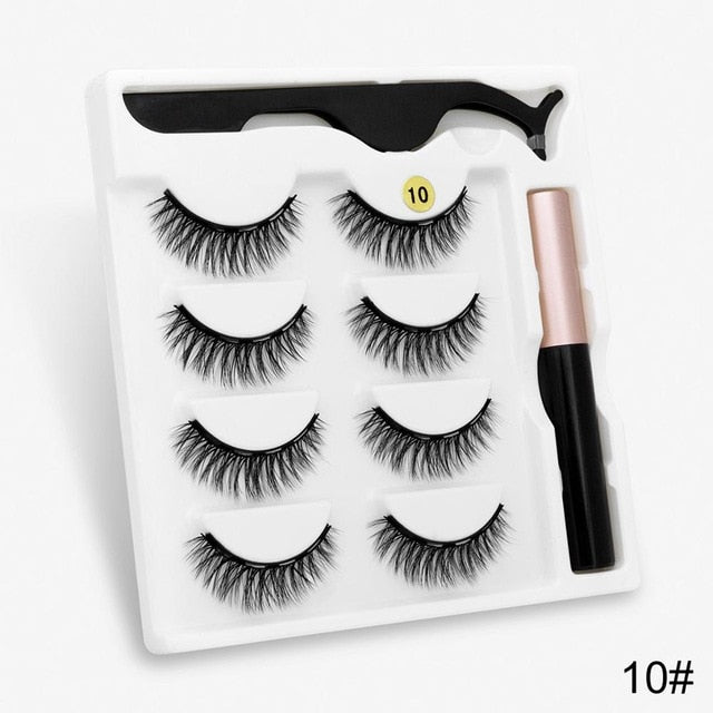 Women's Unique Magnetic Eyelashes - Ladies Hair Extensions