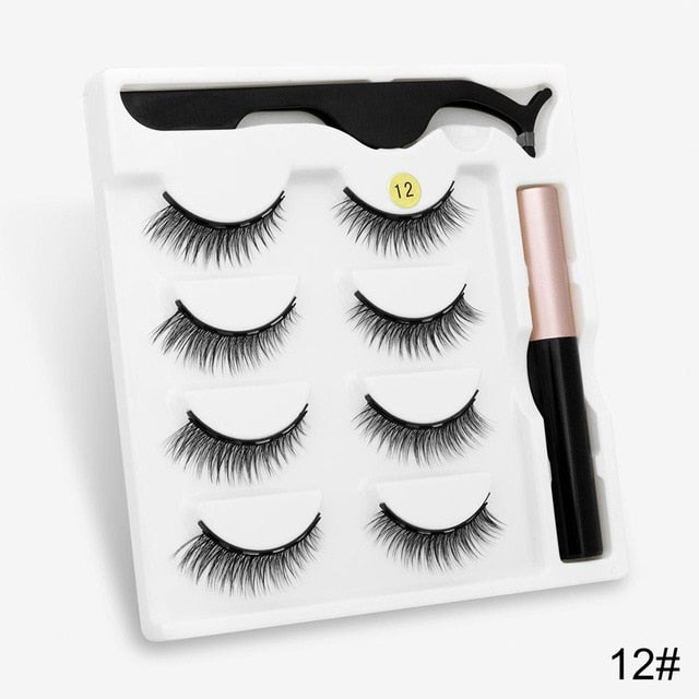 Women's Unique Magnetic Eyelashes - Ladies Hair Extensions