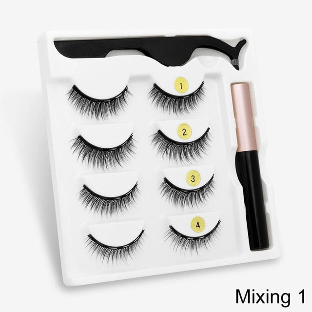 Women's Unique Magnetic Eyelashes - Ladies Hair Extensions