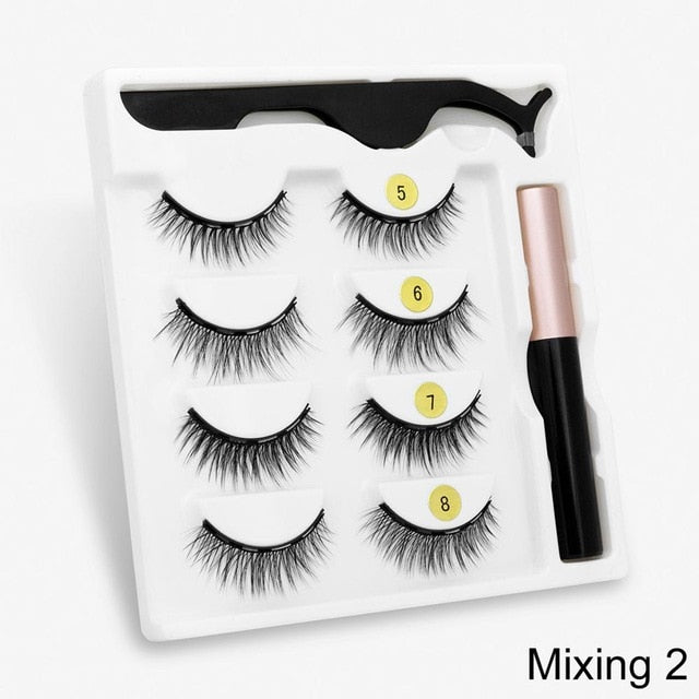 Women's Unique Magnetic Eyelashes - Ladies Hair Extensions