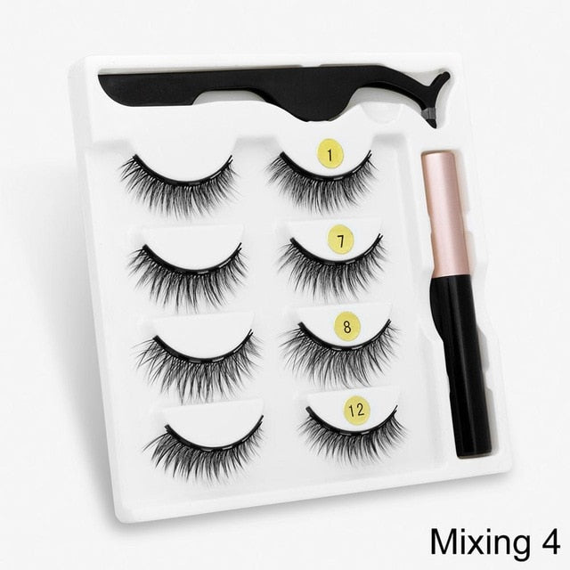 Women's Unique Magnetic Eyelashes - Ladies Hair Extensions