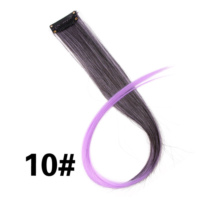 Coloured Clip in Hair Extension